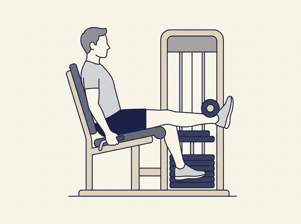 Leg extension (chaise à quadriceps)